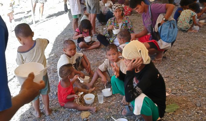 For many IP children, the meal in the Learning Hut is their first—and sometimes only—meal of the day. Your support ensures a child is nourished enough to learn and grow.